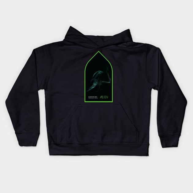 Alien Day 2022: Celebrating 30 Years of Alien 3 Kids Hoodie by Perfect Organism Podcast & Shoulder of Orion Podcast